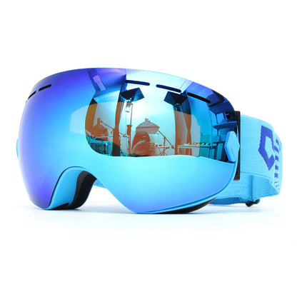 Men’s Anti-Fog Ski Goggles – Dual-Lens UV Protective Snowboard and Motorcycle Eyewear