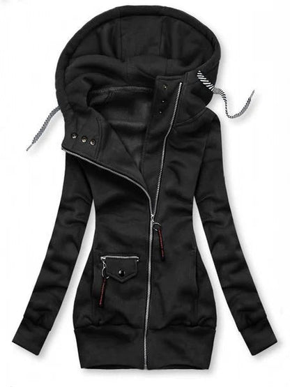 Women’s Plush-Lined Puffer Coat – Fitted Hooded Layer for Deep Winter Wear