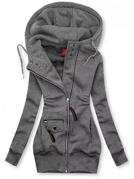 Women’s Plush-Lined Puffer Coat – Fitted Hooded Layer for Deep Winter Wear
