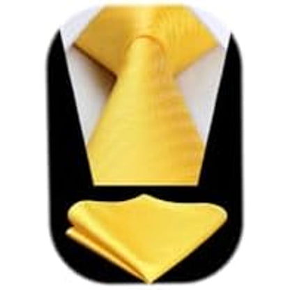 Men’s Textured Tie Set – Classic Formal Accessories for Weddings and Business