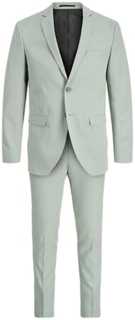 Men’s Super-Slim Two-Piece Suit – Single-Breasted Tailoring for Business and Formal Events