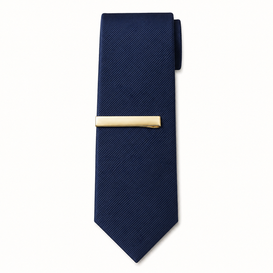 Men’s Minimalist Tie Clip – Heritage Suit Detail for Business and Ceremonies