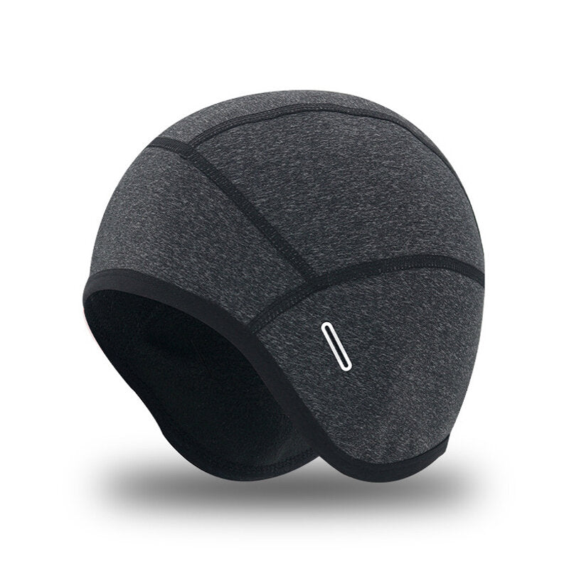 Unisex Thermal Fleece Cycling Cap – Stretch Sports Hat with Extended Ear Coverage