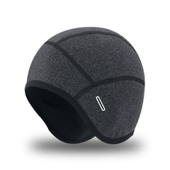 Unisex Thermal Fleece Cycling Cap – Stretch Sports Hat with Extended Ear Coverage