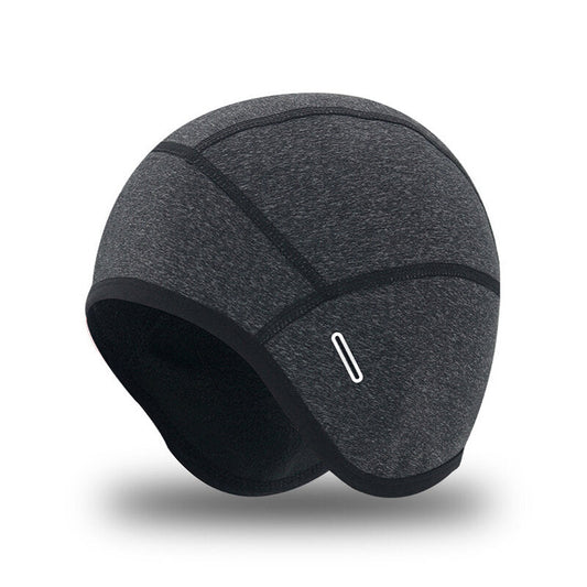 Unisex Thermal Fleece Cycling Cap – Stretch Sports Hat with Extended Ear Coverage