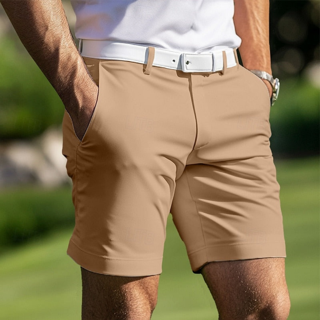 Men’s Regular-Fit Summer Shorts – Breathable Casual Shorts with Side Pockets and Belt Loops