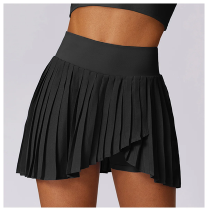 Women’s Pleated Tennis Skort – High-Waisted Active Style for Training and Court Wear