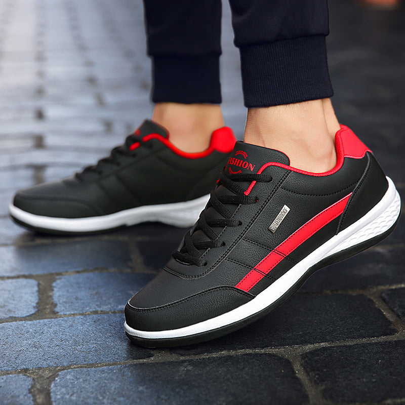 Men’s Low-Top Casual Sneakers – Cushioned Lace-Up Trainers with Panelled Upper and Supportive Sole