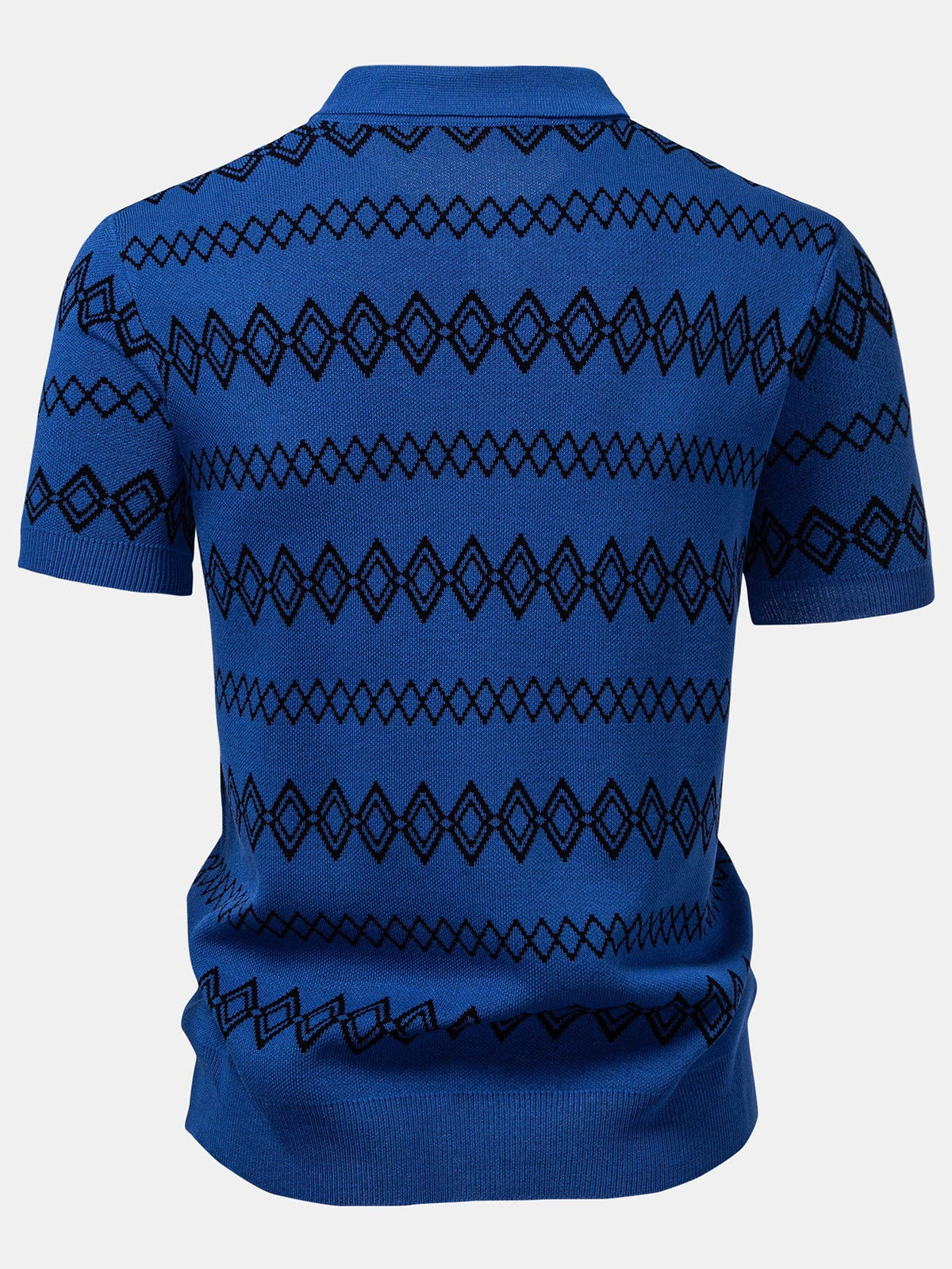 Men’s Knitted Button-Up Shirt Co-Ord with Slim Tapered Trousers for Smart Casual Wear