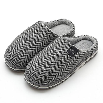 Women's Suede-Look Platform Clog Slippers - Dark Gray