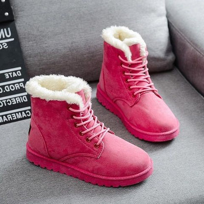 Women's Lace-Up Heeled Studded Chunky Chelsea Boots