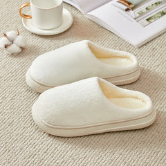 Women's Faux Fur Lined Thick-Sole Platform Clog Slippers - Girl Pink