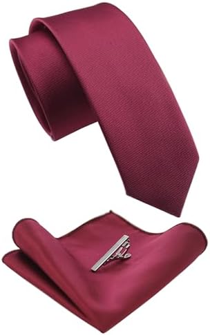 Men’s Slim Tie Set – Coordinated Accessories for Business and Formal Events
