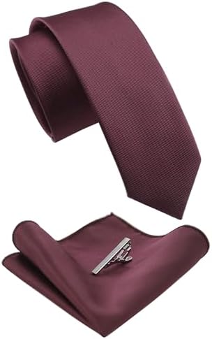 Men’s Slim Tie Set – Coordinated Accessories for Business and Formal Events