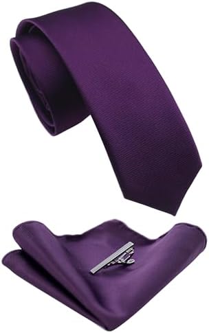 Men’s Slim Tie Set – Coordinated Accessories for Business and Formal Events