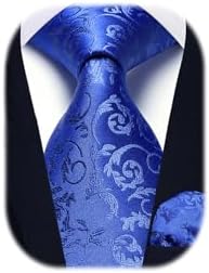 Men’s Paisley Jacquard Tie Set – Refined Formal Accessories for Weddings and Events