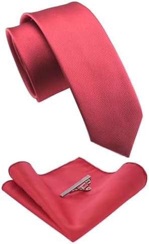 Men’s Slim Tie Set – Coordinated Accessories for Business and Formal Events