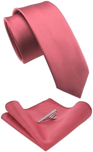 Men’s Slim Tie Set – Coordinated Accessories for Business and Formal Events