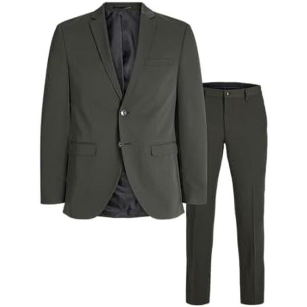 Men’s Plus-Size Two-Piece Suit – Regular-Fit Tailoring for Business and Formal Events