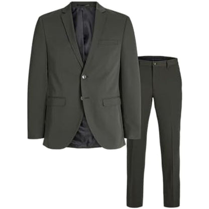 Men’s Plus-Size Two-Piece Suit – Regular-Fit Tailoring for Business and Formal Events