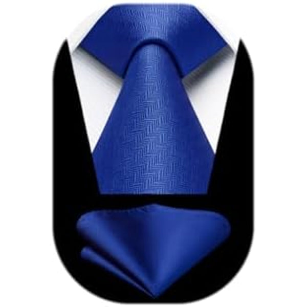Men’s Textured Tie Set – Classic Formal Accessories for Weddings and Business