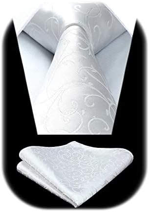 Men’s Paisley Jacquard Tie Set – Refined Formal Accessories for Weddings and Events