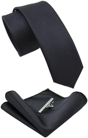 Men’s Slim Tie Set – Coordinated Accessories for Business and Formal Events