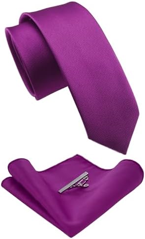 Men’s Slim Tie Set – Coordinated Accessories for Business and Formal Events