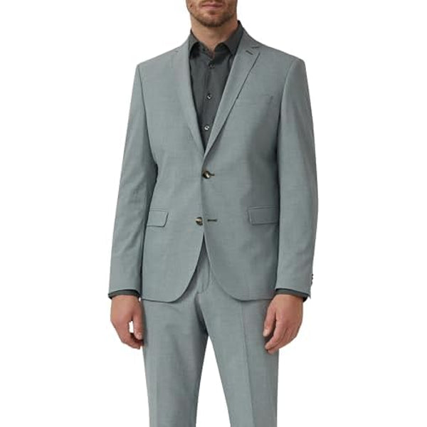 Men’s Fine-Weave Two-Piece Suit – Refined Tailoring for Business and Formal Events