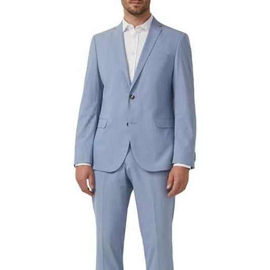 Men’s Fine-Weave Two-Piece Suit – Refined Tailoring for Business and Formal Events