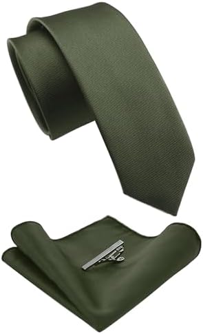 Men’s Slim Tie Set – Coordinated Accessories for Business and Formal Events