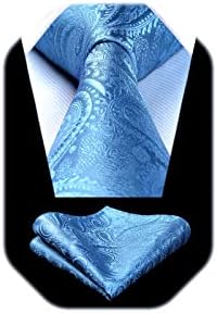 Men’s Paisley Jacquard Tie Set – Refined Formal Accessories for Weddings and Events