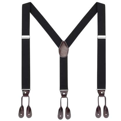 Men’s Vintage Suspenders – Adjustable Retro Braces for Suits and Smart Casual Wear