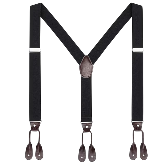 Men’s Vintage Suspenders – Adjustable Retro Braces for Suits and Smart Casual Wear