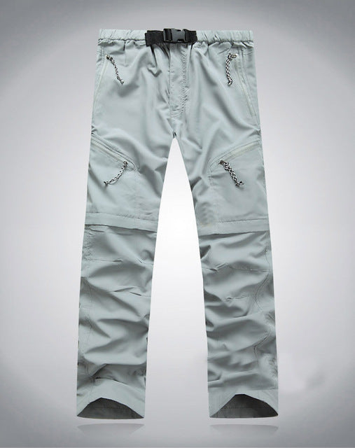 Men’s Convertible Hiking Trousers – Multi-Pocket Outdoor Pants for Summer Adventures