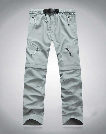 Men’s Convertible Hiking Trousers – Multi-Pocket Outdoor Pants for Summer Adventures