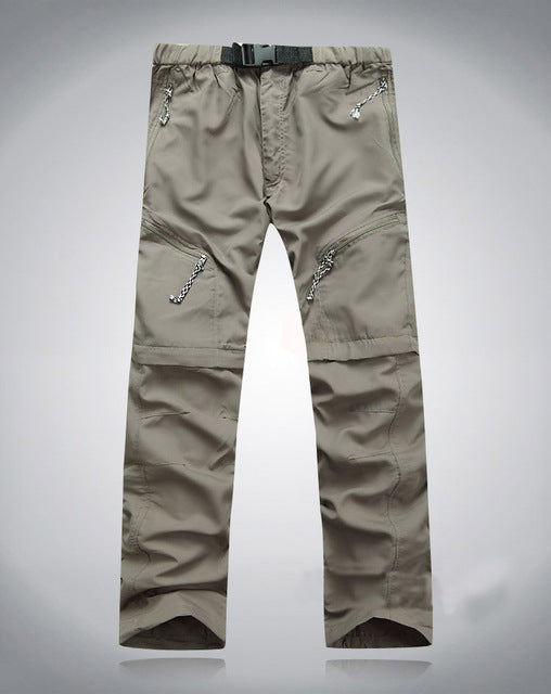 Men’s Convertible Hiking Trousers – Multi-Pocket Outdoor Pants for Summer Adventures