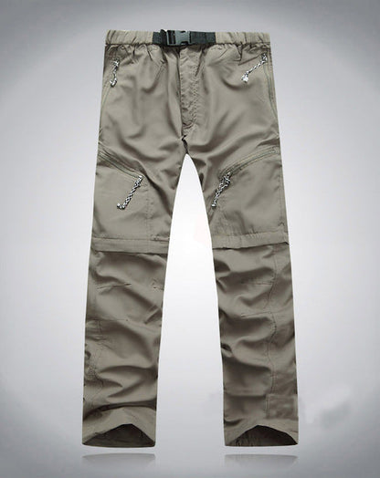 Men’s Convertible Hiking Trousers – Multi-Pocket Outdoor Pants for Summer Adventures