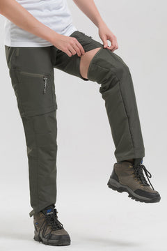 Men’s Convertible Hiking Trousers – Multi-Pocket Outdoor Pants for Summer Adventures