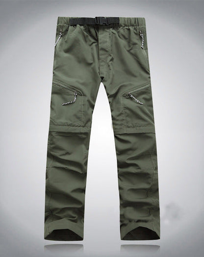 Men’s Convertible Hiking Trousers – Multi-Pocket Outdoor Pants for Summer Adventures