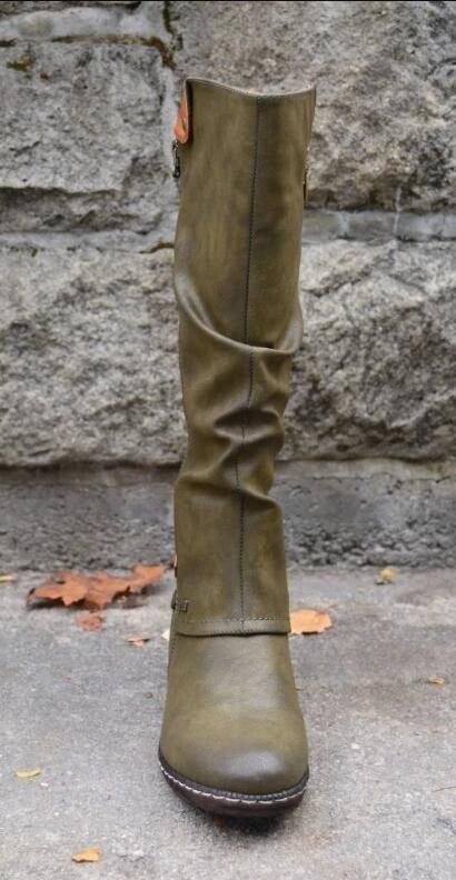 Women's Heeled Knee-High Boots