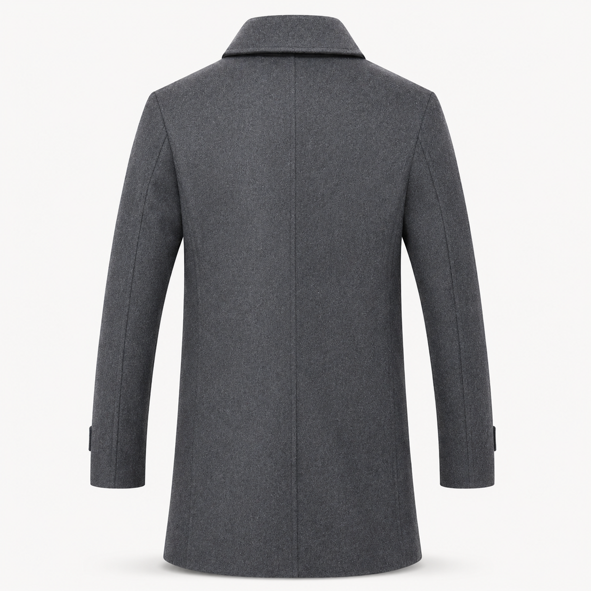 Men’s Double-Breasted Tweed Overcoat – Structured Heritage Layer for Smart Formal Dressing