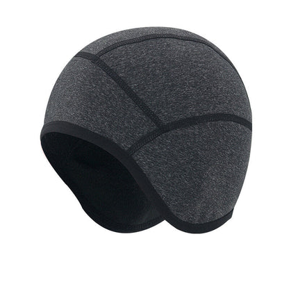 Unisex Thermal Fleece Cycling Cap – Stretch Sports Hat with Extended Ear Coverage