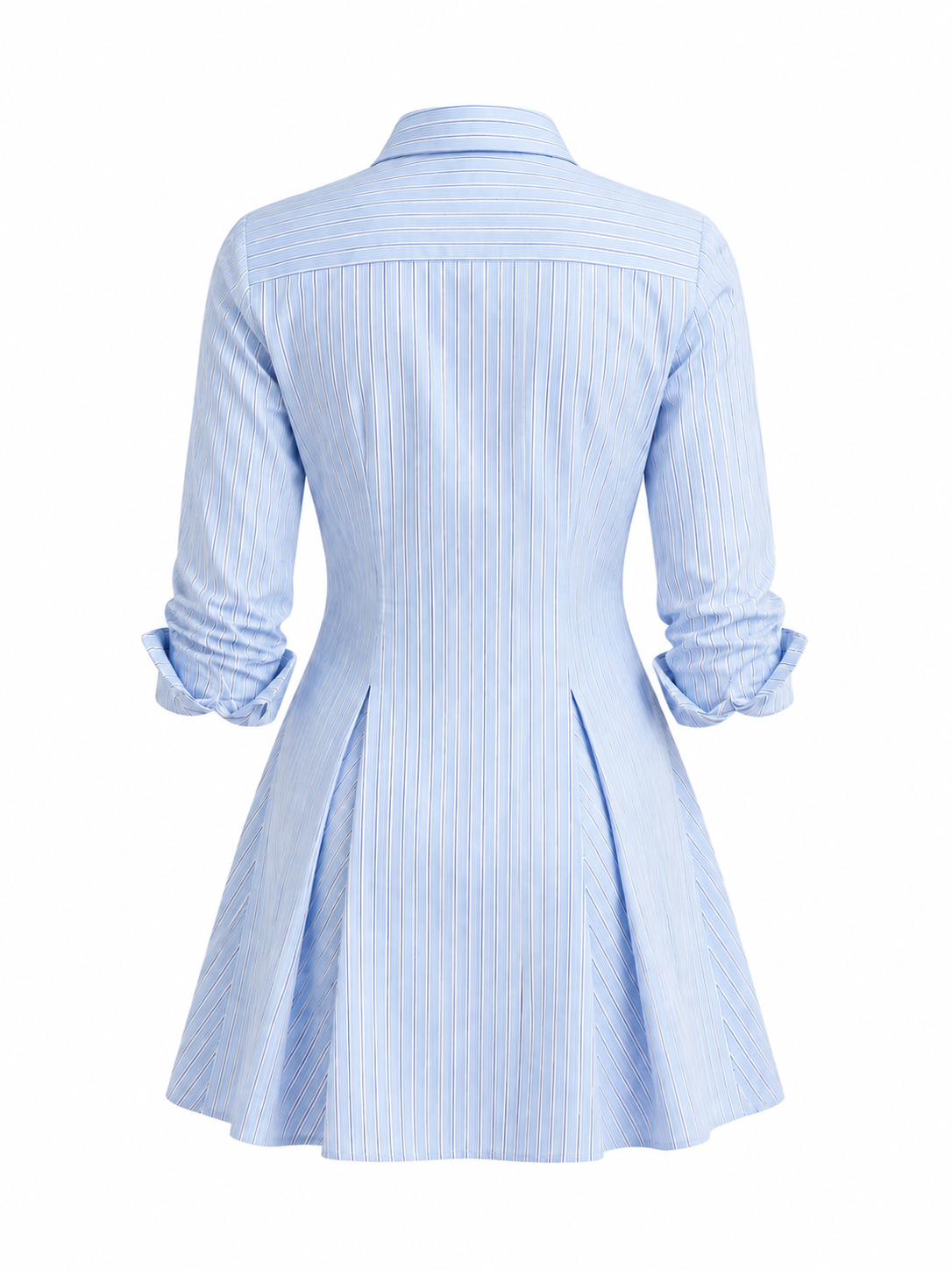 Women’s Printed Shirt Dress – Fit-and-Flare Button-Front Style for Spring and Summer