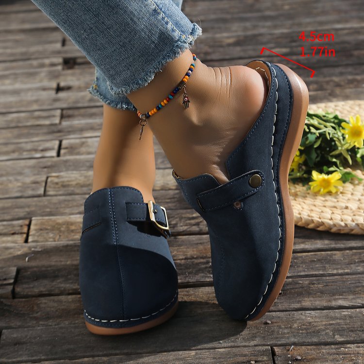 Women's Platform Clog Slippers - Black (US 5-11)