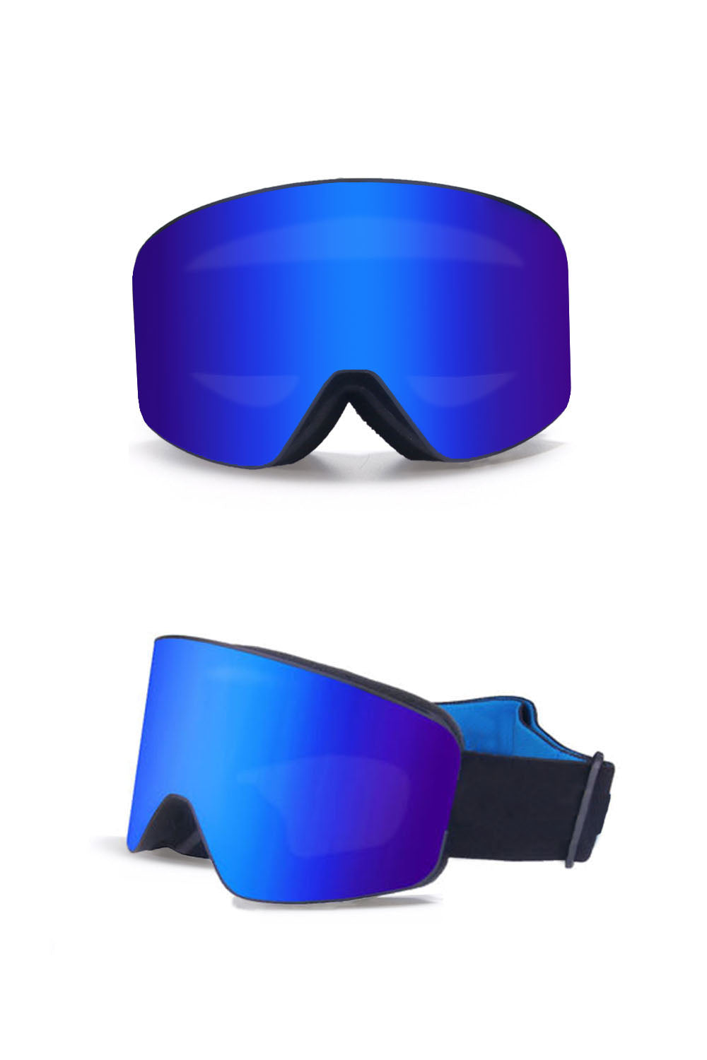 Men’s Dual-Lens Ski Goggles – Anti-Fog UV-Protective Wind-Resistant Snowboard and Outdoor Sports Eyewear