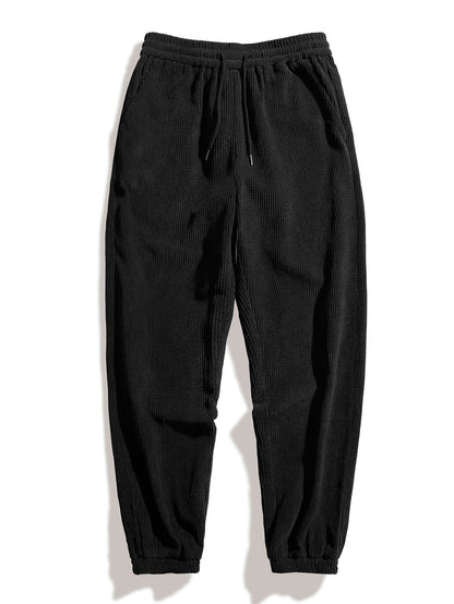 Men’s Corduroy Co-Ord with Overshirt and Joggers – Relaxed Printed Casual Set
