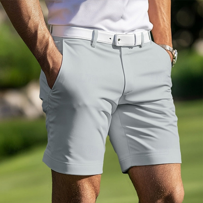 Men’s Regular-Fit Summer Shorts – Breathable Casual Shorts with Side Pockets and Belt Loops