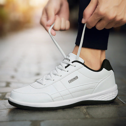 Men’s Low-Top Casual Sneakers – Cushioned Lace-Up Trainers with Panelled Upper and Supportive Sole