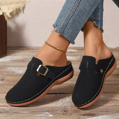 Women's Platform Clog Slippers - Black (US 5-11)
